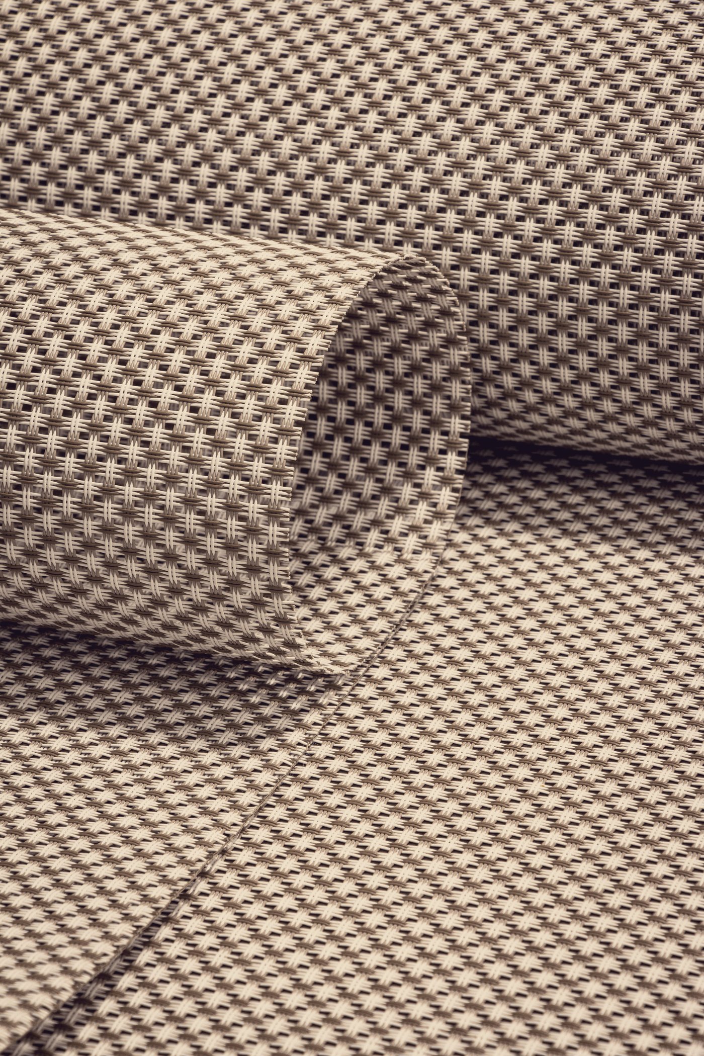 Rotolo di tessuto tecnico per ombrelloni Ciccarese – texture dettaglio
